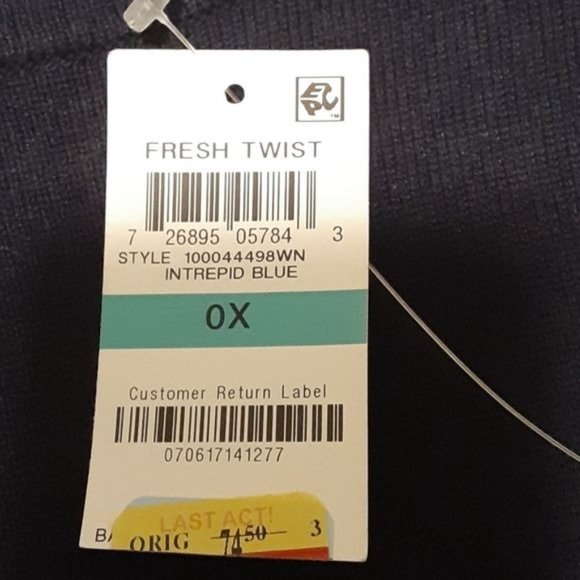 Charter Club - Fresh Twist Sweater - OX - Blue - BB - Picture 8 of 10